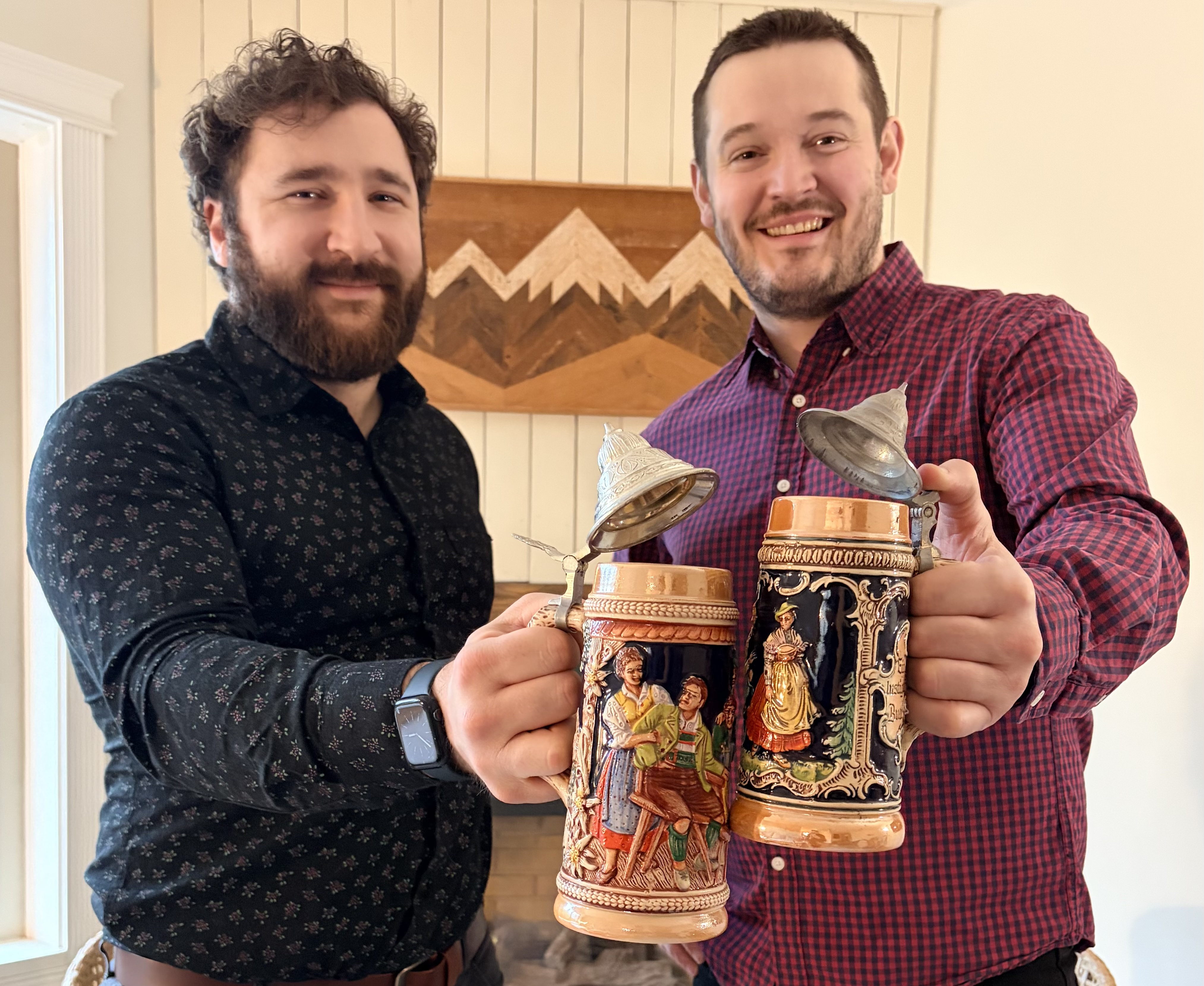 Cheers at Steins & Vines