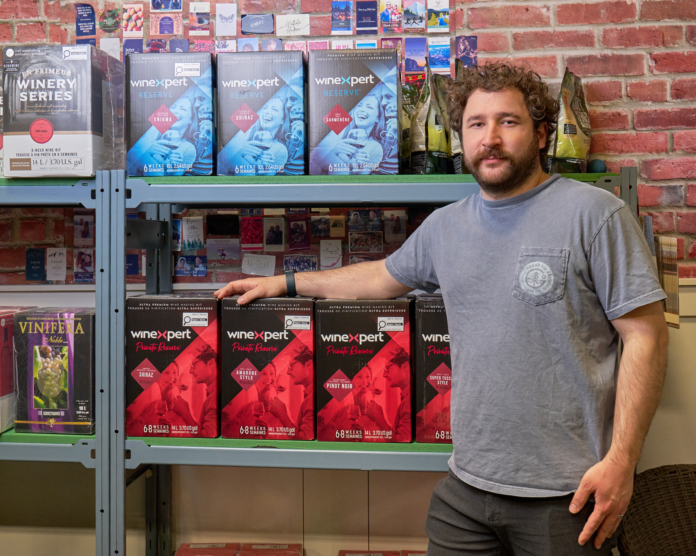 Koa, co-owner of Steins & Vines in Squamish, BC